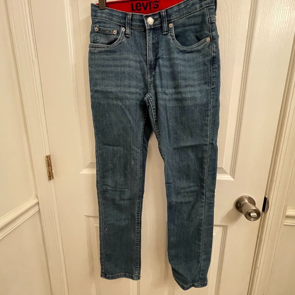 Levi's 511 Boy's Adjustable Waist Denim Jeans Size 12 Reg 26 x 27